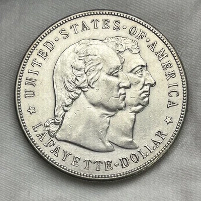 1900 $1 LAFAYETTE Dollar 90% Silver Commemorative US Coin - Image 1 of 4