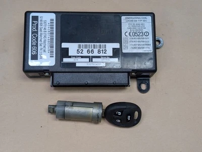 06-09 Saab 9-5 Módulo DOS VECES con llave a juego y vaso de encendido 12767180 Foto 1 de 4