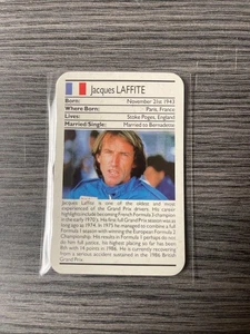 Ace Fact Pack 1987 Sporting Greats Motor Racing Jacques Laffite lote X5 - Imagen 1 de 2