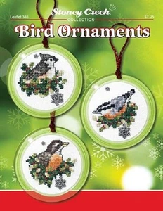 Bird Ornaments LFT349 by Stoney Creek cross stitch pattern - Picture 1 of 1