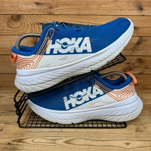 Hoka One One Turnschuhe Herren Größe UK 9,5 Carbon X Blau Straßenlauf Rennschuhe - Bild 1 von 13
