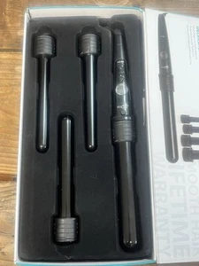 Cortex 4-In-1 Clipless Curling Iron Set Professional Tourmaline Ceramic Ionic - Picture 1 of 4
