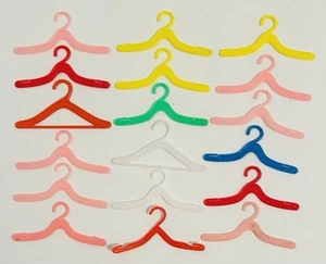 Vintage Original Barbie & Ken Doll 1960s Clothes Hangers -Lot of 37 Blue Red etc - Picture 1 of 4