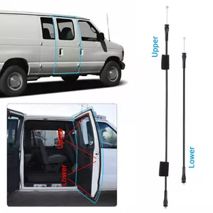 Right Side Hinged Door Latch Release Cable RH For 1992-2014 Ford E150 E250 Van - Bild 1 von 12