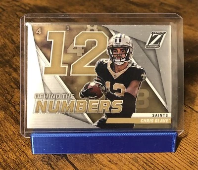 2022 Chris Olave Rookie Panini Zenith Behind The Numbers Saints RC - Image 1 of 2