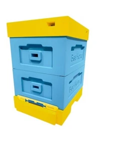 Bienenbeute-Zander ; Styroporbeute; Bienenzarge, mit Hygieneboden(Blau) (D-002B) - Bild 1 von 3
