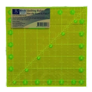 Quilting Patchwork Sewing Template Square 6.5" x 6.5" Birch - Bild 1 von 1