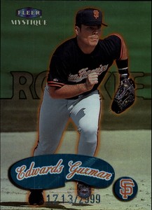 1999 (GIANTS) Fleer Mystique #109 Edwards Guzman PROS RC /2999
