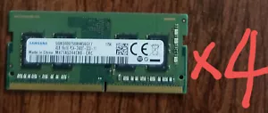 Samsung 16GB (4x4GB) DDR4 1Rx16 SODIMM PC4-2400T Laptop Memory Mini PC RAM - Picture 1 of 1