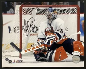Rick DiPietro Signed Photo 8x10 Hockey New York Islanders Goalie Autograph JSA 1 - Picture 1 of 2