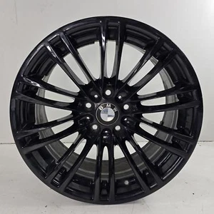 08-13 BMW E9X M3 E90 E92 E93 OEM 18" Style 219 Black Front Wheel 8.5x18" 5x120 - Foto 1 di 5