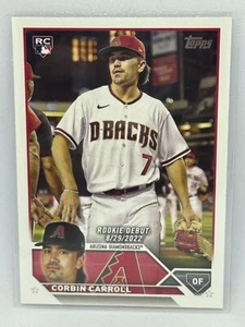 Corbin Carroll Rookie Debut 2023 Topps Update Series Baseball No. US244 - Picture 1 of 2