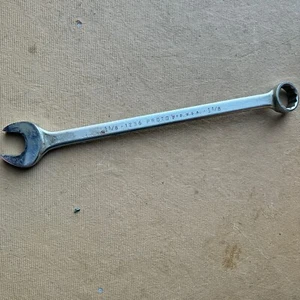 Vtg PROTO TOOLS No. 1236 Combination Wrench 1-1/8" SAE USA Proto Tools Steel - Picture 1 of 7