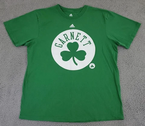Adidas Kevin Garnett Boston Celtics Shirt Mens 2XL XXL Clover #5 NBA Adult A19 Cover