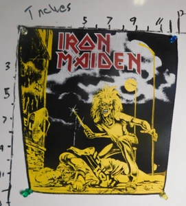 1980 Iron Maiden Vintage SANCTUARY Back Patch VERY RARE 12 X 12.5 INCH Jacket - Picture 1 of 12