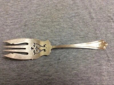 Whiting Mfg. Co.1913 Sterling Portland Pattern Serving Fork 9” Foto 1 de 4