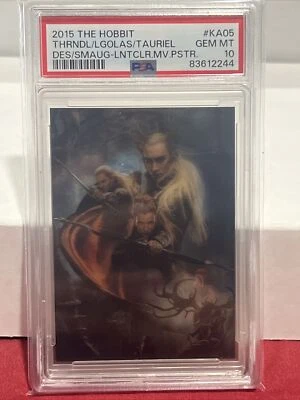 2015 THE HOBBIT DESOLATION OF THE SMAUG #KA05 LENTICULAR PSA 10 POP 1 🔥 - Image 1 of 2