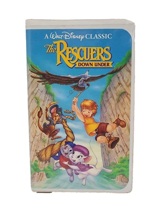 The Rescuers Down Under VHS 1991 (Clamshell) Disney Animated Movie - Image 1 of 4