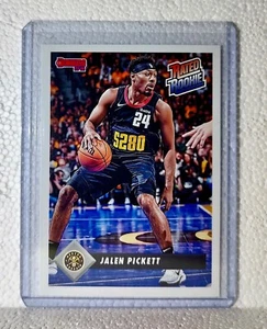 Jalen Pickett Rookie 2023-24 Panini NBA #32 Rated Rookie Card Nuggets 1/715 - Foto 1 di 2