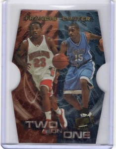 VINCE CARTER - STEVE FRANCIS 1999 Press Pass SE - TWO ON ONE #TO2B - Picture 1 of 1