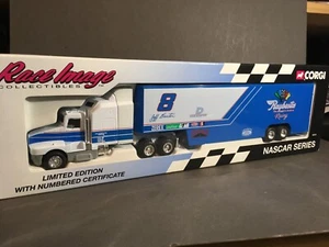 Race Image NASCAR Jeff Burton Raybestas Team Hauler #98404 Corgi 1:64 - Picture 1 of 7