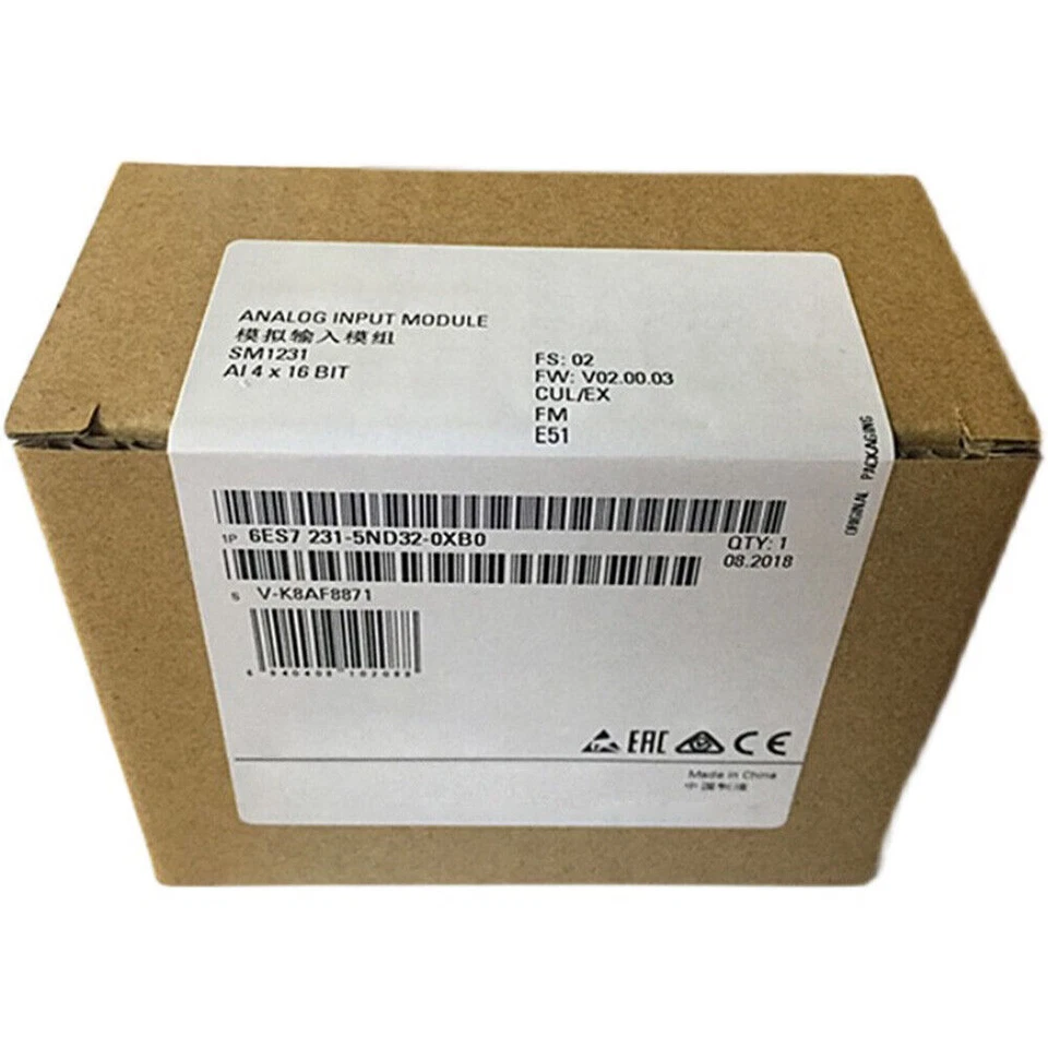 1PC New Siemens 6ES7231-5ND32-0XB0 6ES7 231-5ND32-0XB0 Via Fedex/DHL - Image 1 of 4