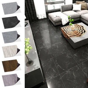 Self-Adhesive 12pcs Marble Tiles Stick On Wall Vinyl Flooring Kitchen Bathroom - Picture 1 of 32