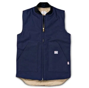 Tyndale Men's Heavyweight FR Vest Size L Blue - Picture 1 of 4