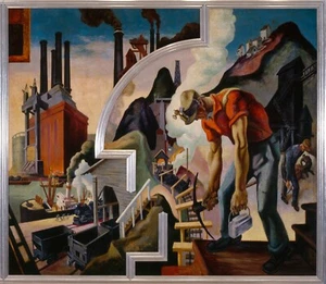 America Today : Thomas Hart Benton : 1931 : Archival Quality Art Print - Picture 1 of 2