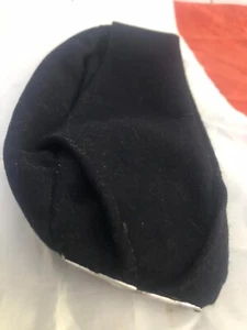 BUSTINA FEZ PANNO NERO CON FREGIO Anni 20 CAPPELLO BERRETTO - Foto 1 di 8
