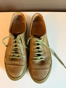Olivegrüne Ledersneaker Herren 43 von Schuhe und Handwerk München - Bild 1 von 3