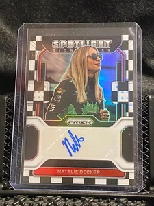 Natalie Decker 2022 Prizm Spotlight Signatures / Auto Checkered Flag # 23/50 - Picture 1 of 2