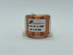 Bobina inductora de audio JFcomponents 0,30 mH calibre 20 bobina de núcleo de aire para crossovers - Imagen 1 de 2