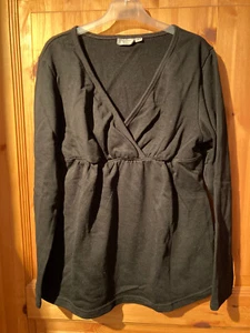 Schwangerschaftsshirt Umstandsshirt Umstandsmode Schwangerschaft Gr. S schwarz - Bild 1 von 2