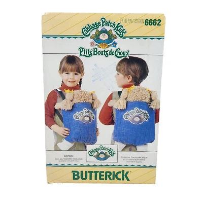 VINTAGE CABBAGE PATCH KIDS FRENCH P'TITS BOUTS DE CHOUX SEWING PATTERN NEW 6662 - Image 1 of 3