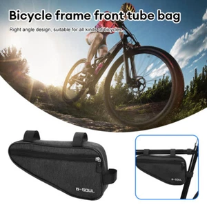 Bicycle Triangle Bag Bike Frame Front Tube Bag Pannier Bag Waterproof US Fast - Picture 1 of 10