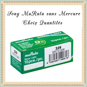 Knopfzellen 329 Sony muRata SR731SW 1,55V quecksilberfrei Ref: 4932910 - Bild 1 von 1
