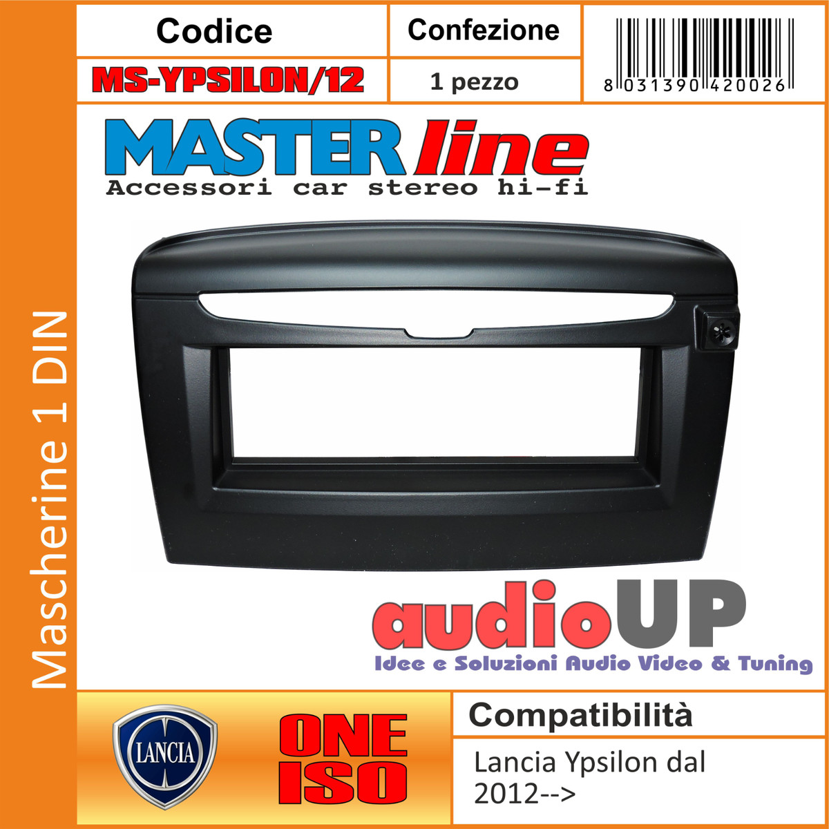 Mascherina Autoradio 1 Din Silver Per Lancia Y (2003-2011) - Adattatore Stereo - Foto 6