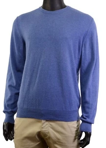 Men's Brioni Pullover Sweater 2XL 56IT 46US/UK 100% Cashmere Blue - Picture 1 of 8