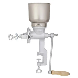 Molinillo de maíz para uso doméstico molino de hierro fundido molino de granos amoladora manual con tolva grande - Imagen 1 de 24