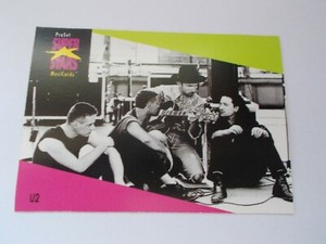 ProSet Super Stars MusiCards "U2" #106 Trading Card 1991