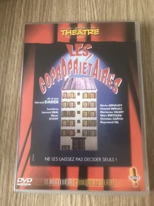 PIÈCE DE THÉÂTRE LES COPROPRIÉTAIRES GÉRARD DARIER DVD RARE - Picture 1 of 3