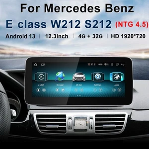 12.3 Android Screen Upgrade CarPlay Radio for Benz E class W212 2013-2014 NTG4.5 - Picture 1 of 11