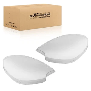 Front Clear Headlamp Headlight Lens Cover For Porsche Macan 2015-2018 Smooth - Picture 1 of 11