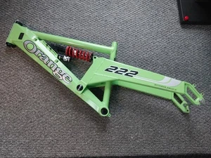 Orange 222 Downhill Mountain Bike Frame Small No Dents Or Cracks - Picture 1 of 24