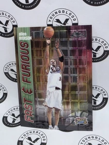 2001-02 Topps Chrome Fast & Furious Allen Iverson #FF02 76ers - Bild 1 von 2