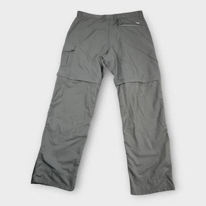 Mountain Khakis Relaxed Fit Convertible Cargo Hiking Pants Gray 36x34 (fit34x30) - Picture 1 of 9
