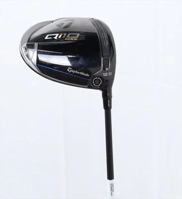 Taylormade Qi10 Max 12° Driver Stiff Flex Aldila Rogue Silver 70 12057922 Good - Image 1 of 4