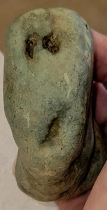 indian artifacts michigan Green Stone wt Two Effage Ultra Rare - Picture 1 of 13