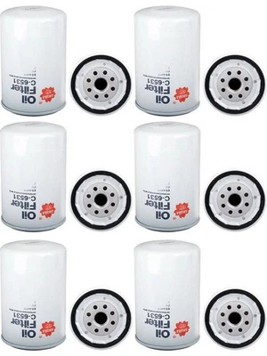 6 x Sakura Spin-On Oil Filter C-6531 fits Chevrolet Camaro 5.0 - image 1 of 4